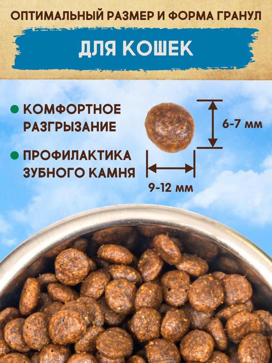 Корм для кошек сухой с чувствительным пищеварением 10 кг DEZZIE (Дэззи) Sensitive Digestion Cat, Индейка с Курицей — фото 1