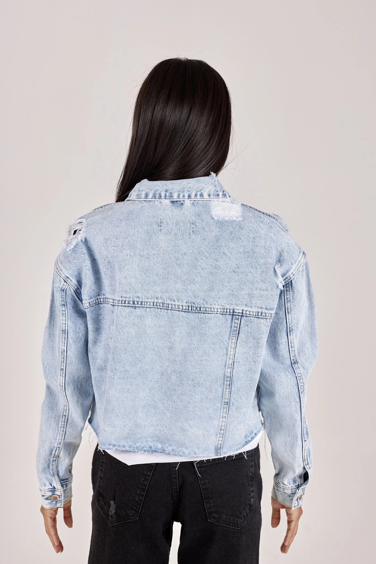 Куртка джинсовая Selfie, размер S, голубой — фото 1