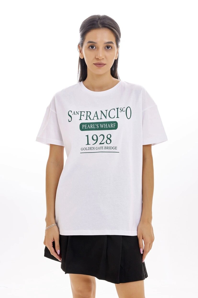 Футболка Selfie, размер M, белый — фото 1