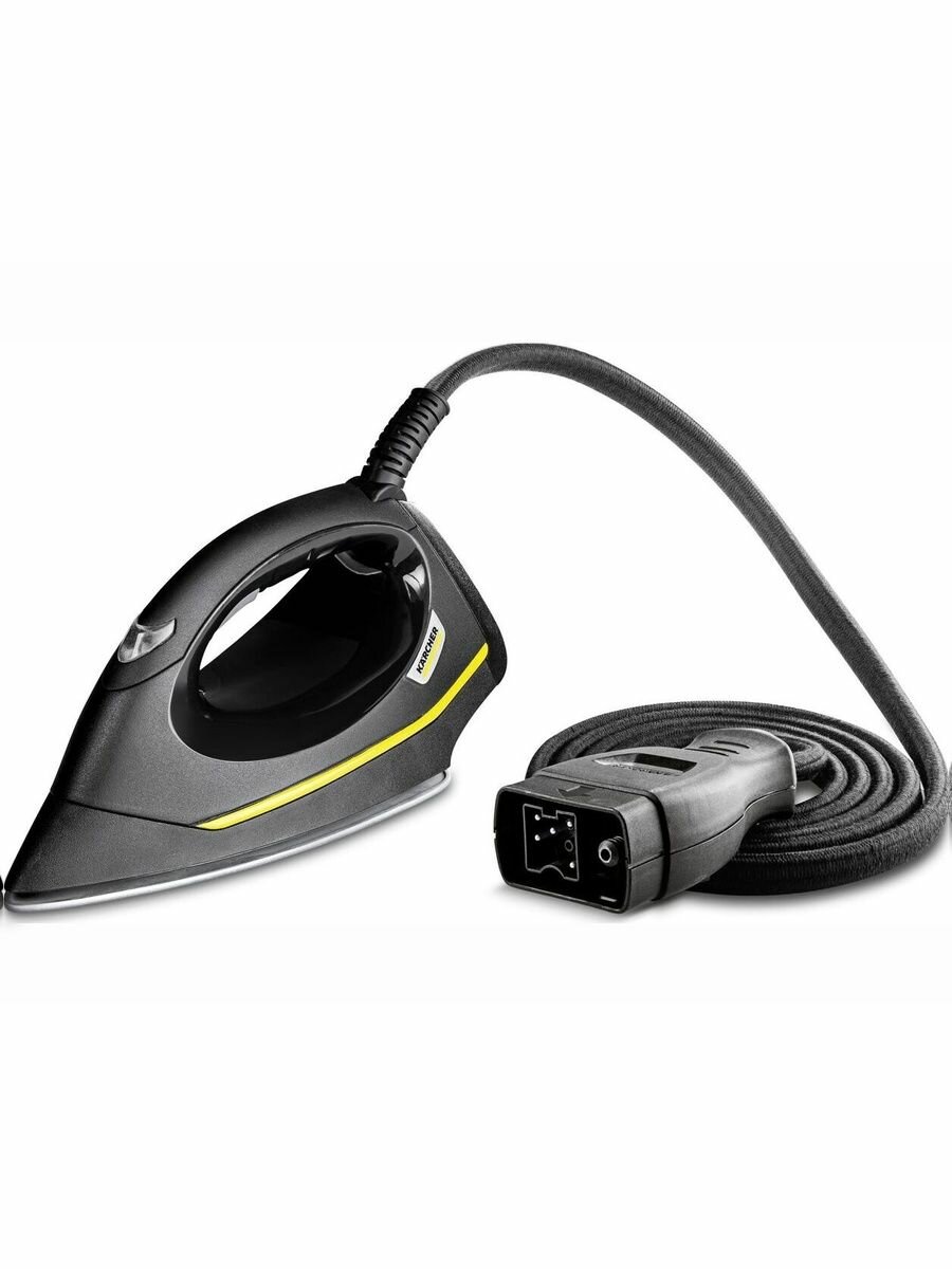 Утюг Karcher EasyFinish, с керамической подошвой, для пароочистителей, черный