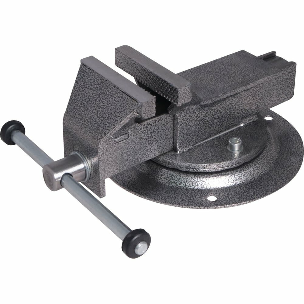 Слесарные поворотные тиски Калибр ТПСН-100ИС (100мм стальные)