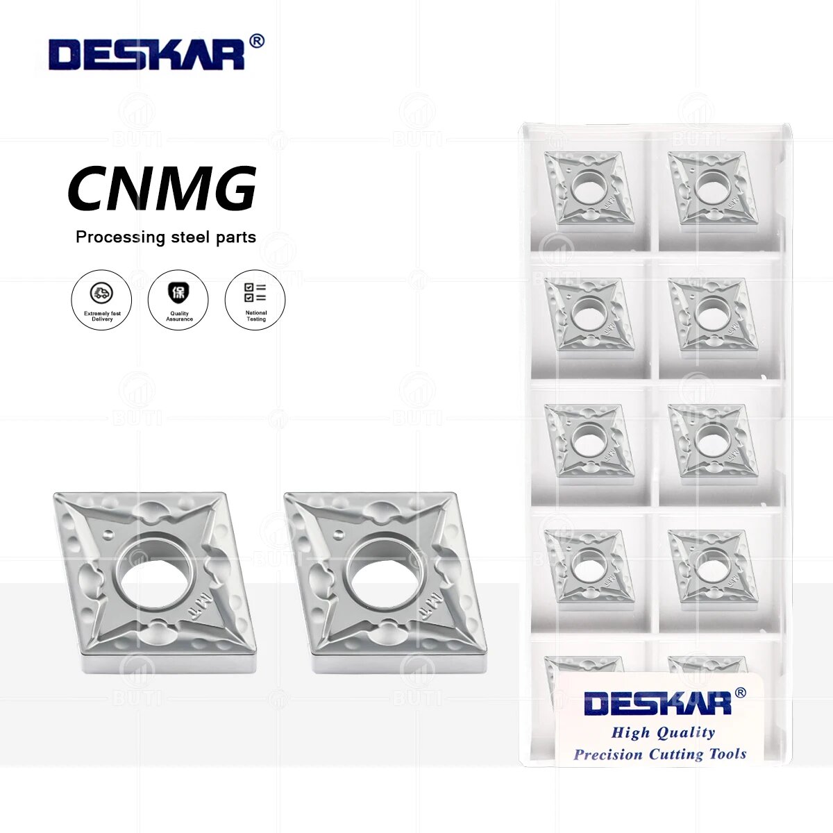 DESKAR 100% оригинал CNMG 120404 CNMG 120408 -MT LF90 Токарный станок с ЧПУ Внешние токарные инструменты Режущий инструмент для обработки металлокерамических стальных деталей, CNMG120408-MT LF90, 10PCS