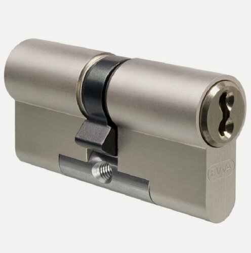 Изображение товара Цилиндровый механизм EVVA 4KS ключ/ключ 82 мм. (31+51) матовый никель (личинка замка, сердцевина, секретка, врезной, цилиндр)