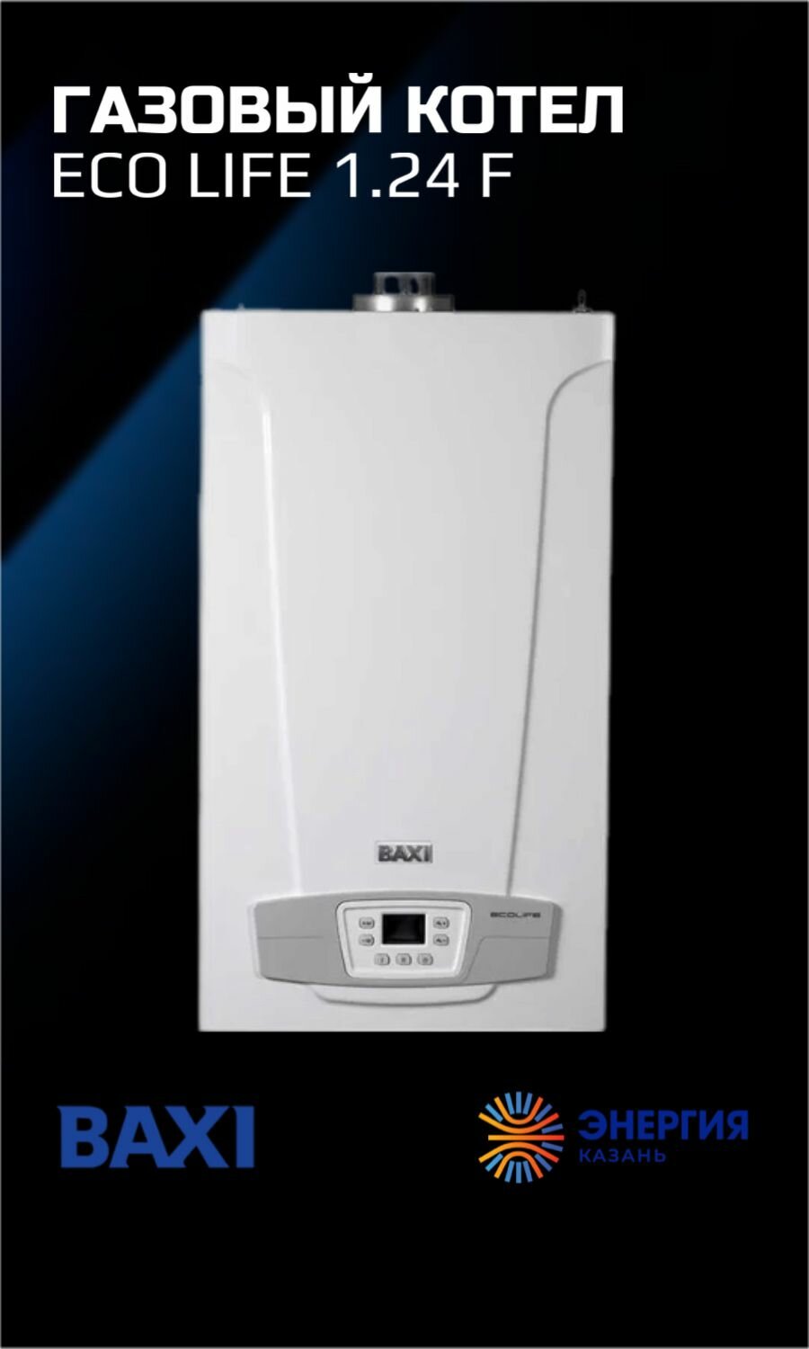 Котёл газовый Baxi ECO Life 1.24 F (одноконтурный - турбированный - настенный)
