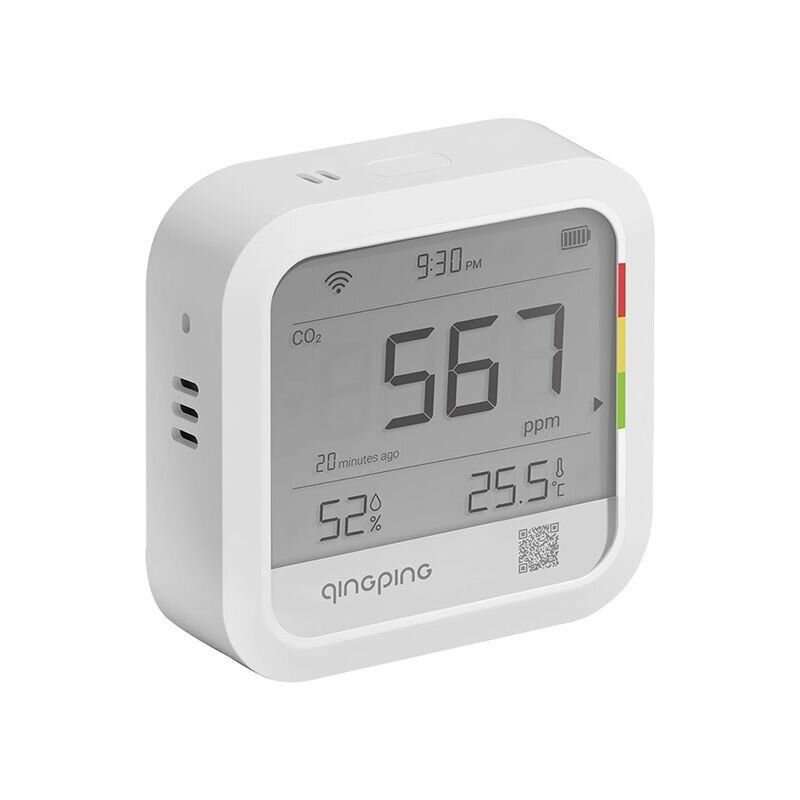 Анализатор качества воздуха Mijia Qingping Monitor датчик углекислого газа СО2, 3 в 1 (температура, влажность, СО2)