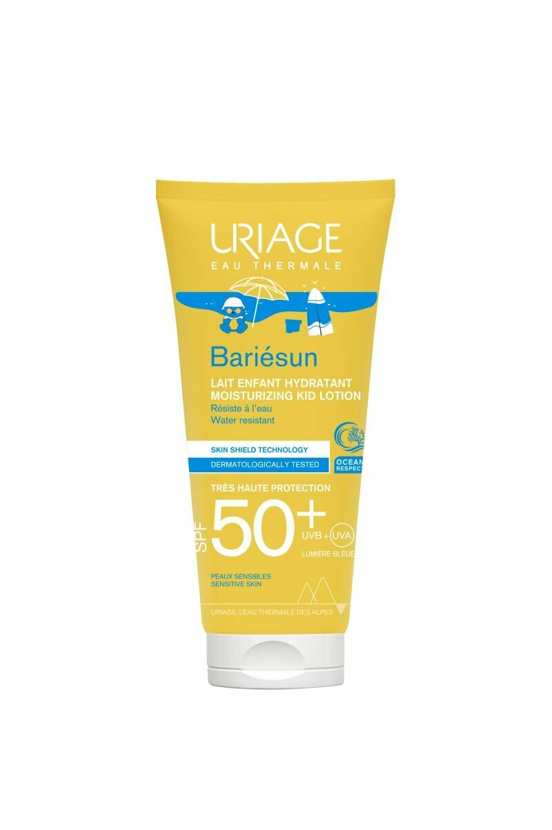 УРЬЯЖ БАРЬЕСАН SPF50 Увлажняющее молочко для детей 100 мл  URIAGE Bariesun Moisturizing Kid Lotion SPF50