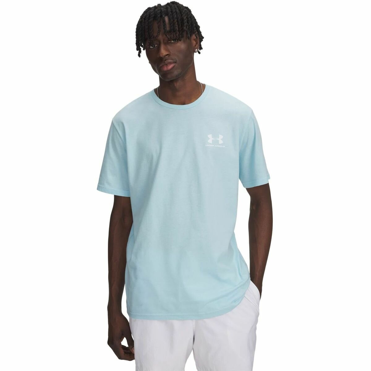 Футболка Under Armour Sportstyle Left Chest Logo Ss, размер XLT, голубой