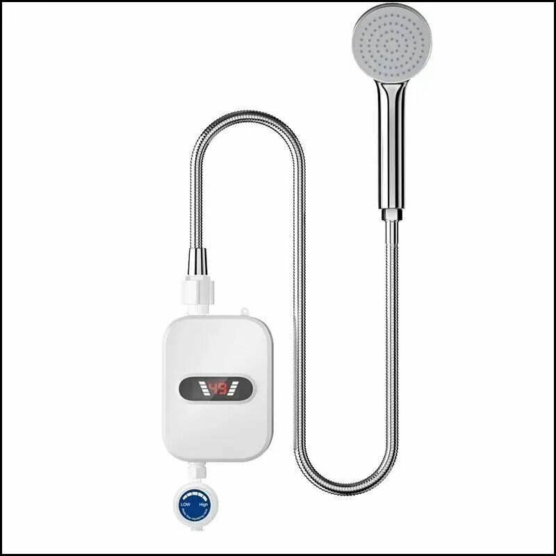 Эксклюзивный набор для душа с мгновенным электронагревателем для поддержания постоянной температуры