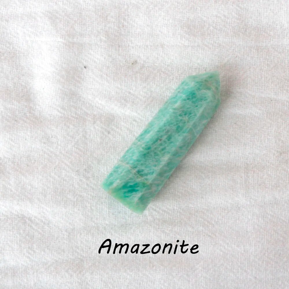 Аметист и розовый кварц точечные палочки Apengshi Изумрудный, 4-5cm, amazonite