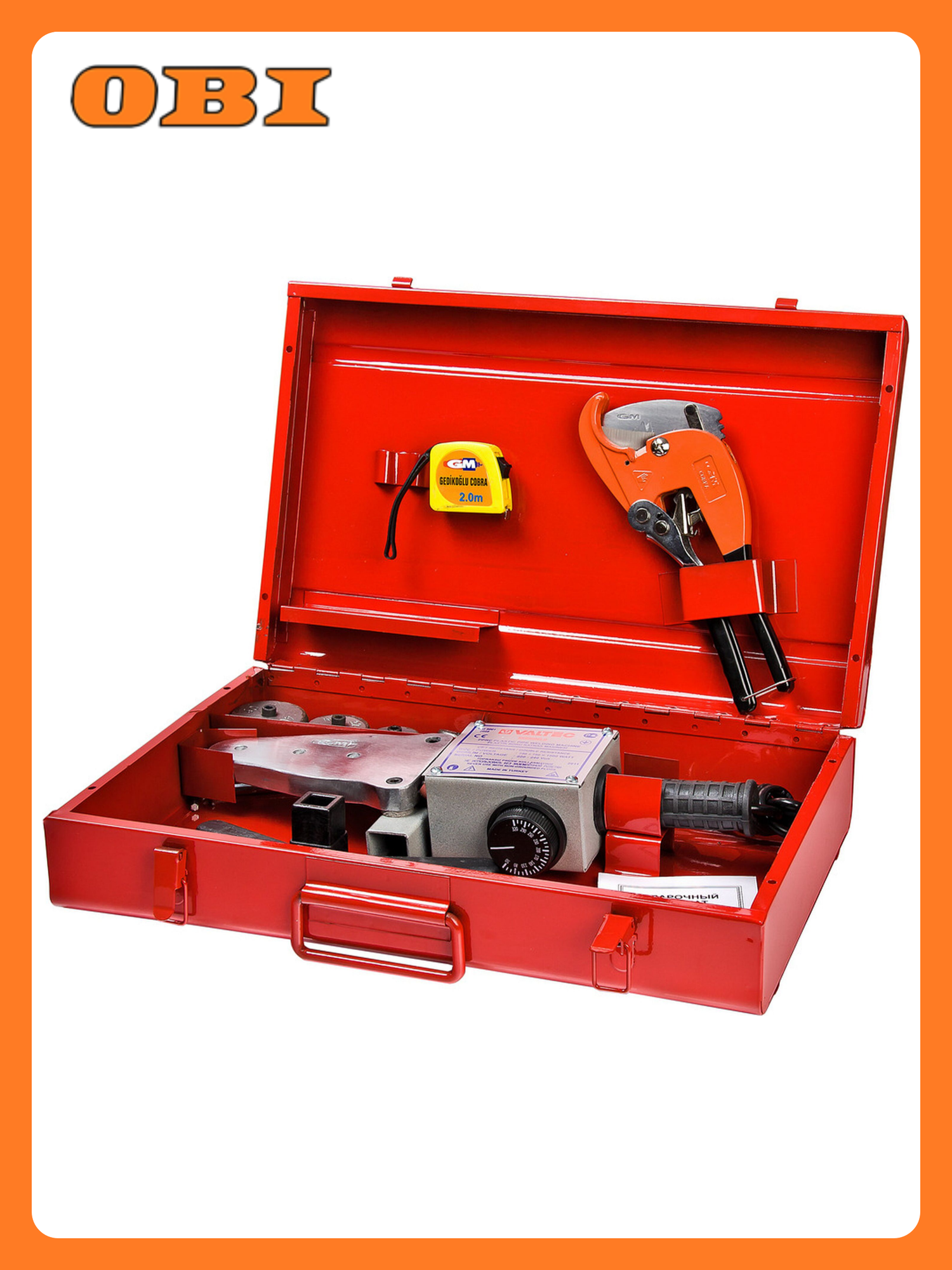 Сварочный аппарат VALTEC VTp.799. S для полипропиленовых труб мощность 1500Вт