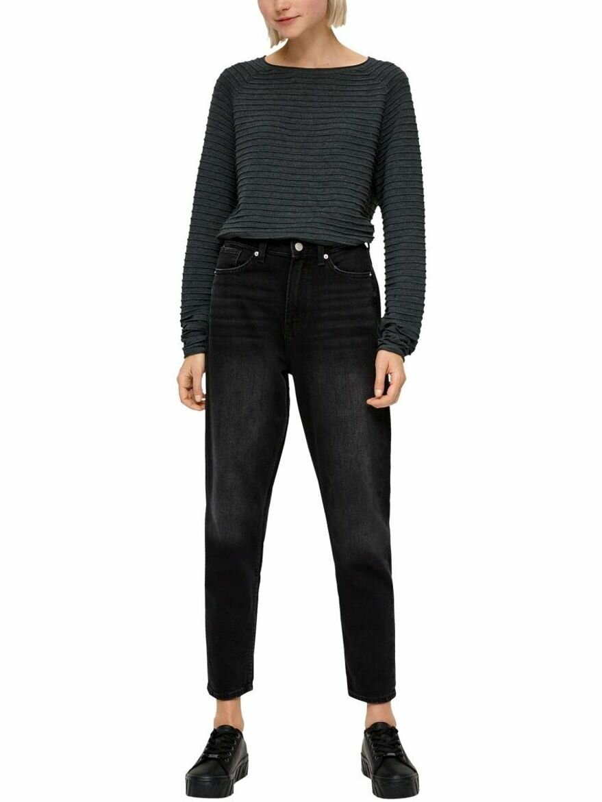 Лонгслив s.Oliver, размер S, , черный — фото 1