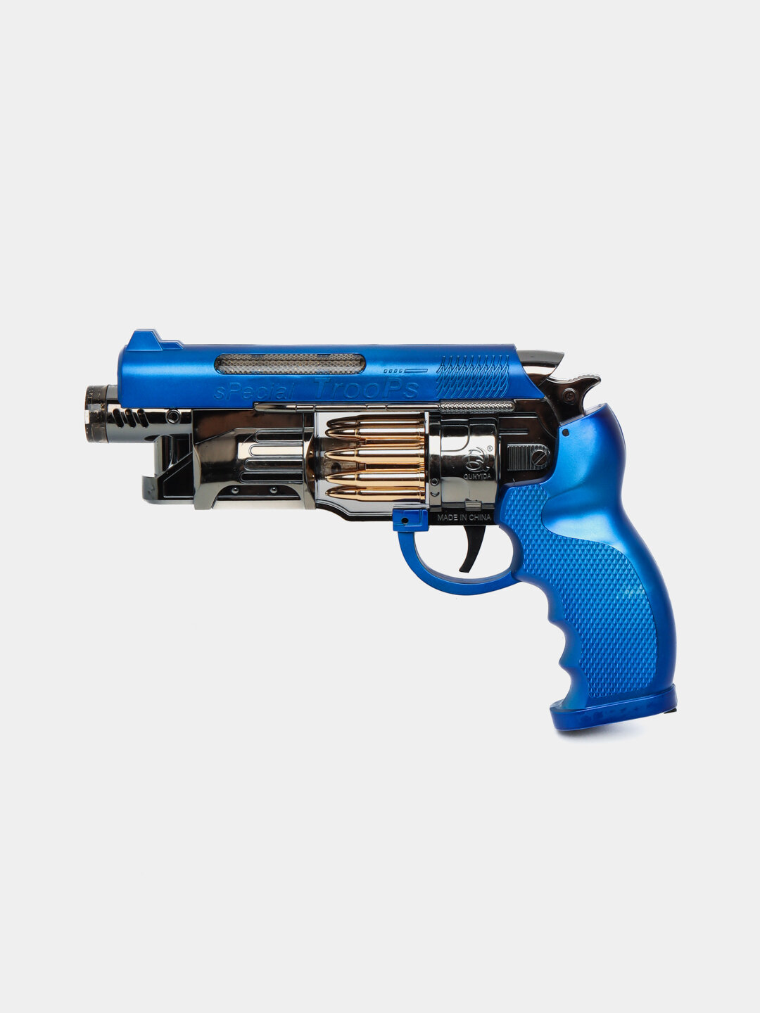 Пистолет детский со светом, звуком, револьвер, пистолет с глушителем, автомат — фото 1