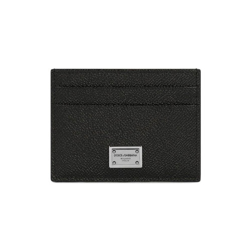 Картхолдер DOLCE GABBANA фактура зернистая черный 24917₽