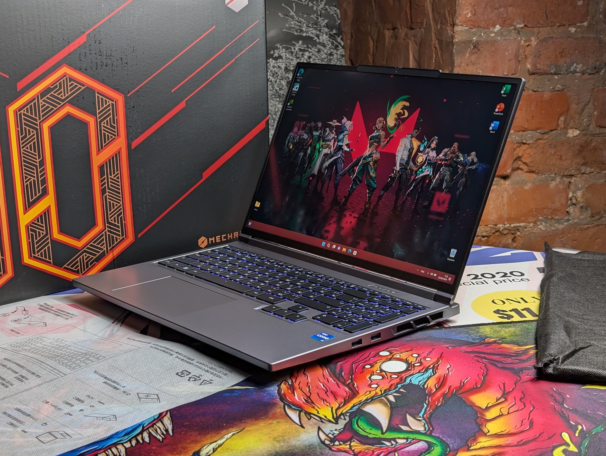 Игровой ноутбук Mechrevo Aurora X, 16" i7-12800HX, RTX 4070, 16"2,5K 165Hz 500 nitt 100% DCI-Р3, 16ГБ/1 ТБ, серый — фото 1