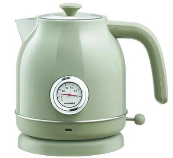 Электрический чайник Qcooker Retro Electric Kettle (Российская версия), зеленый