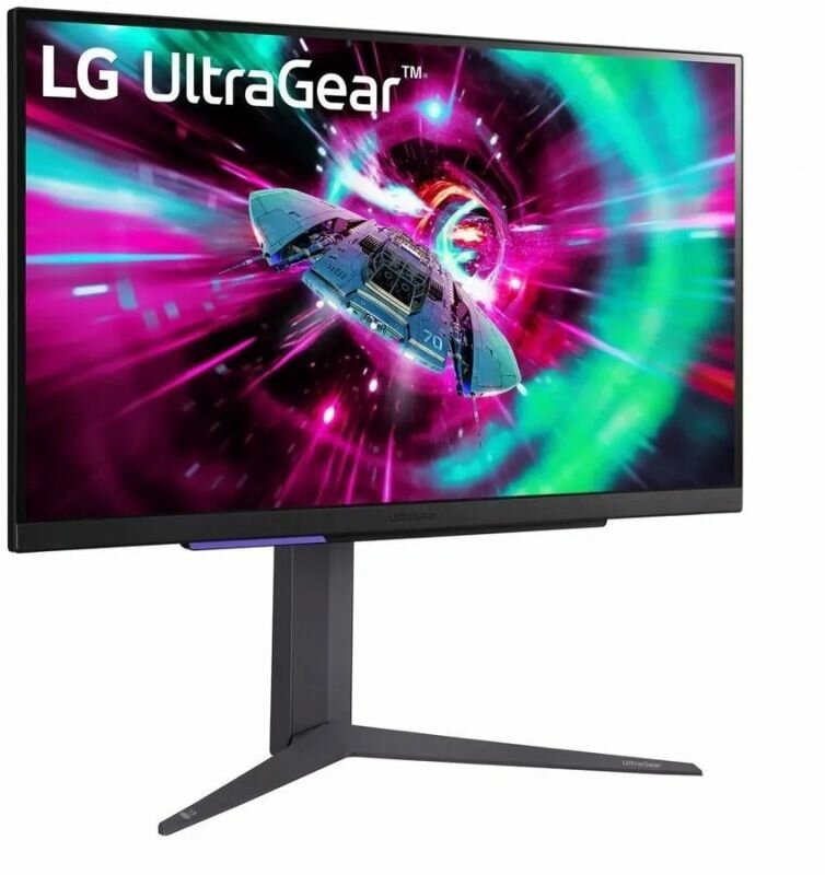 Монитор LG UltraGear 27GR93U-B 27" 3840х2160, 144Hz, IPS, фиолетовый