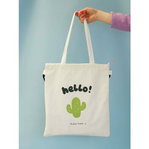 фото Сумка шоппер ilikegift, белый