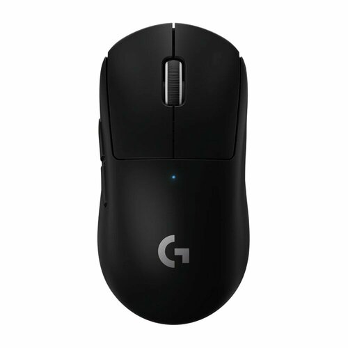 Мышь игровая Logitech PRO X Superlight Black черная беспроводная Lightspeed cенсор Hero 25K 100-25600dpi 6 кнопок облегченная 63гр USB кабель 18м под обе руки 1689800₽