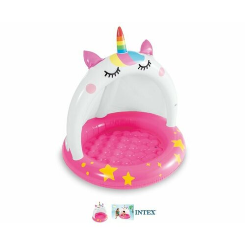 Детский бассейн Intex единорог，1-3 лет детский бассейн intex rainbow cloud 57141