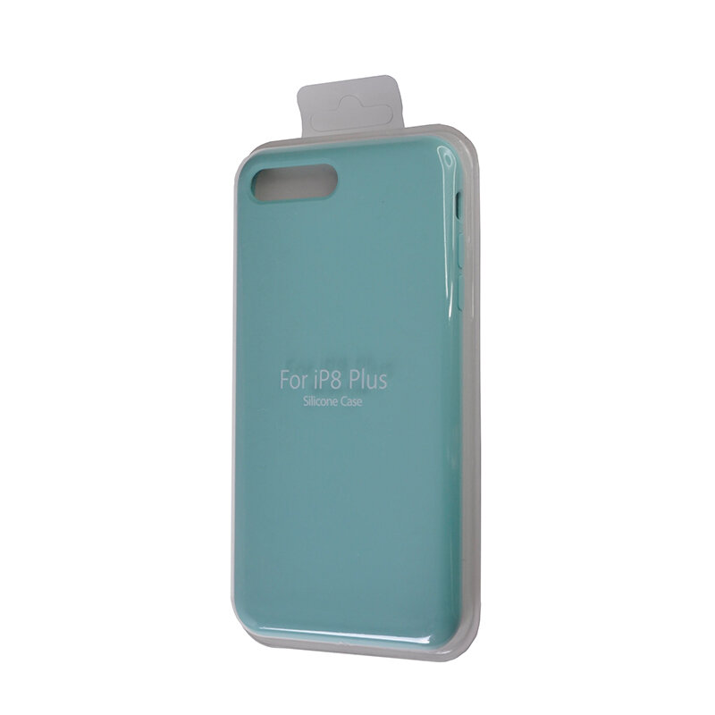 Чехол-накладка для iPhone 7/8 Plus VEGLAS SILICONE CASE NL закрытый бирюзовый (21)