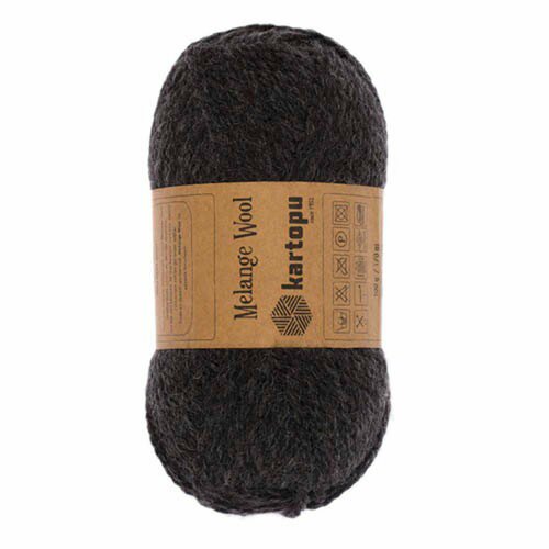 5 Мотоков Пряжа Kartopu MELANGE WOOL 80% Полиамид, 20% Шерсть 100 гр. - 170 м. цвет - 1010