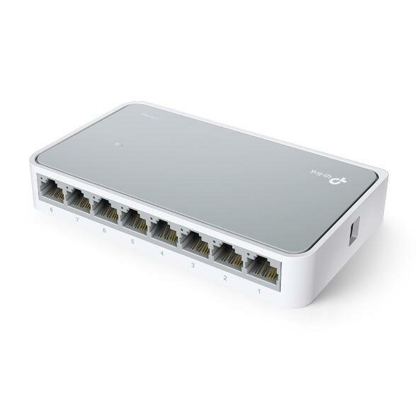 TP-Link TL-SF1008D 8-портовый настольный коммутатор 10/100 Мбит/с