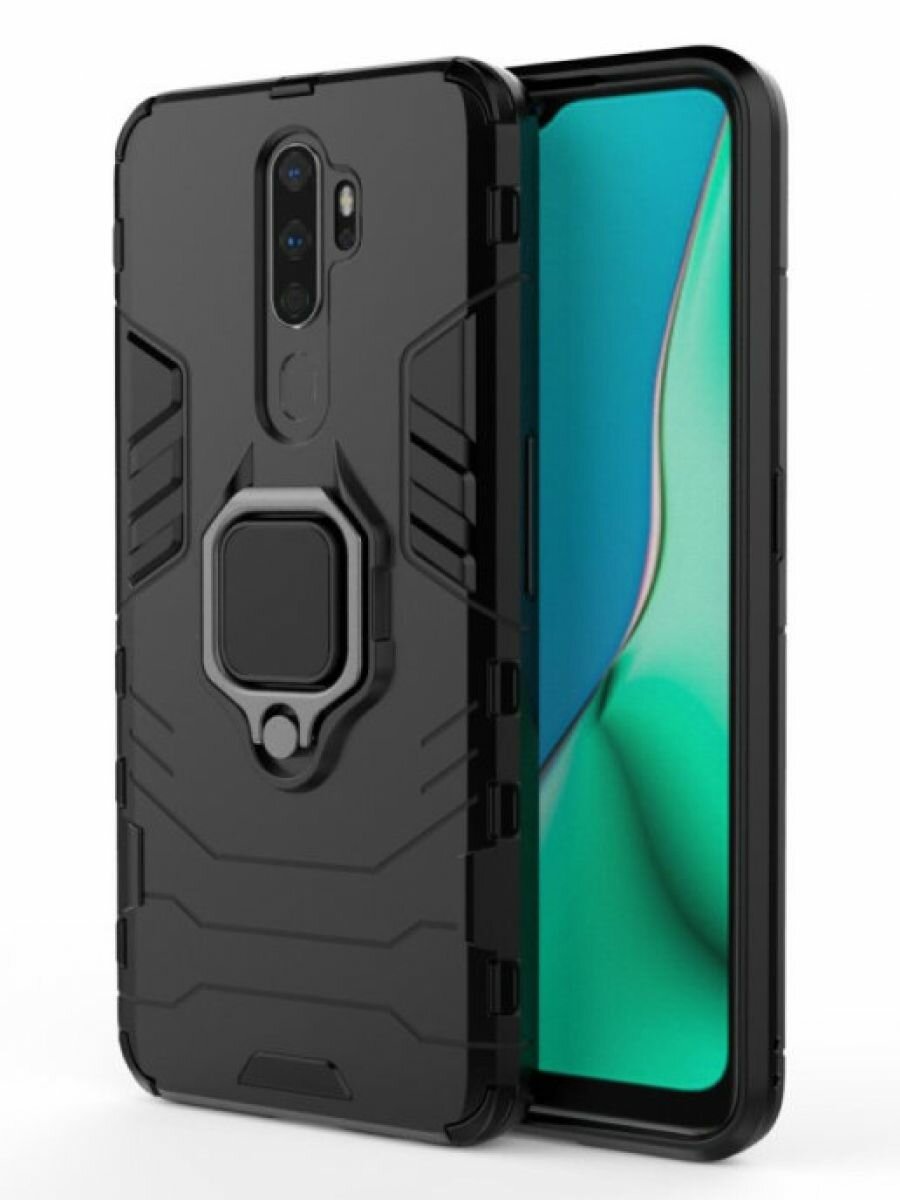 фото Ring Противоударный чехол с кольцом для OPPO A5 (2020) / A9 (2020)