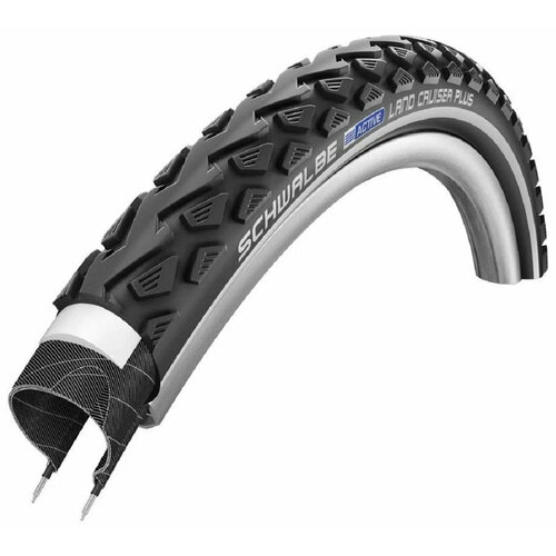 фото Покрышка для велосипеда schwalbe land cruiser plus 27.5x2.00" punctureguard twinskin black-reflex