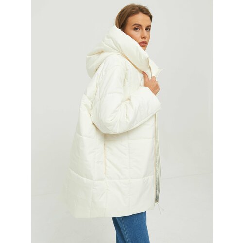 фото Пуховик каляев, размер 46, бежевый