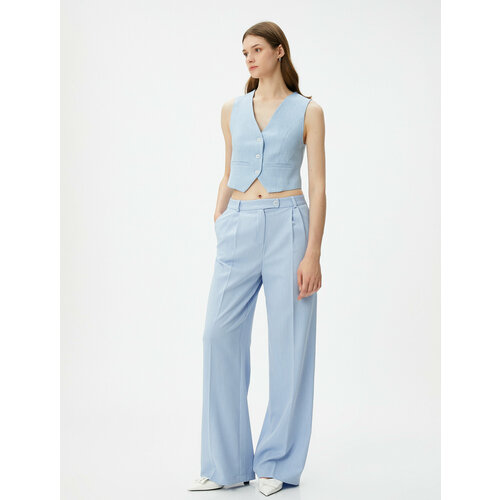 фото Жилет koton, размер 38, синий