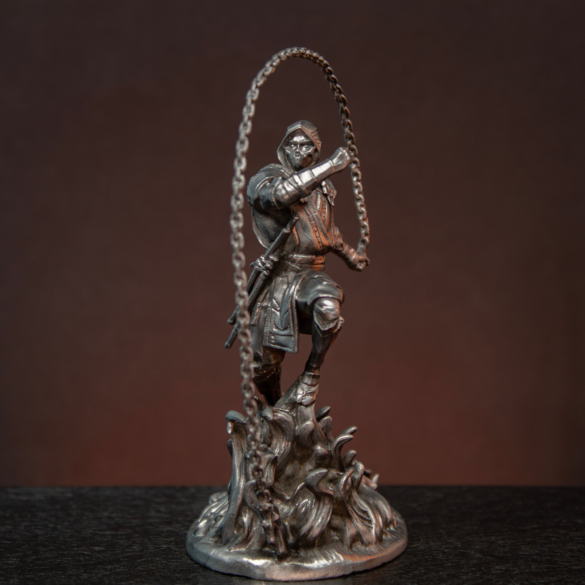 Скорпион металлическая коллекционная фигурка Мортал Комбат / Scorpion Mortal Kombat