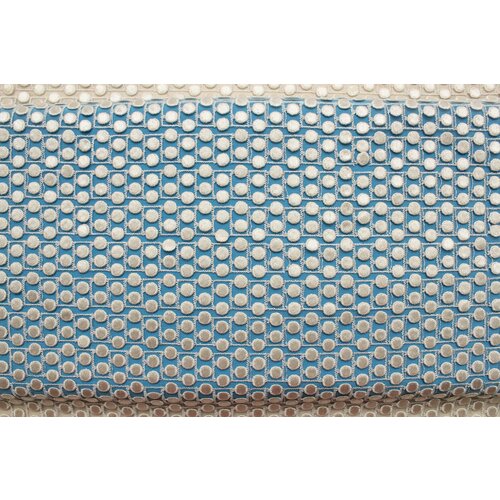 Ткань Макраме на сетке Giardina молочное, ажурное, аппликация, ш87см, 0,5 м