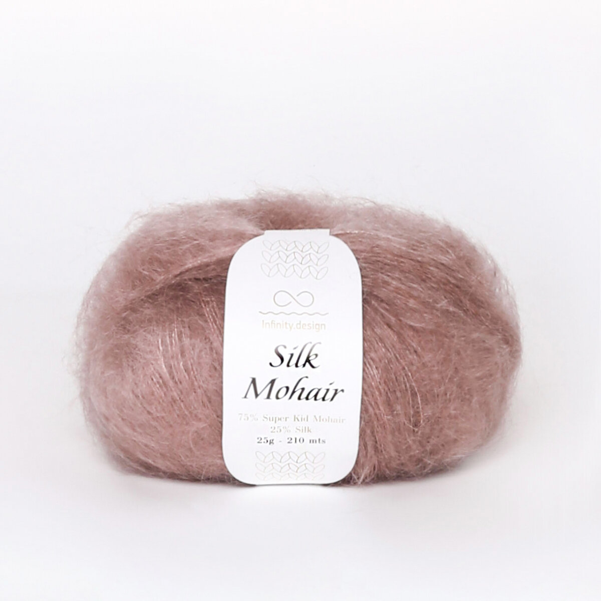 Infinity Design Silk Mohair (4032 Dusty Dark Rose)