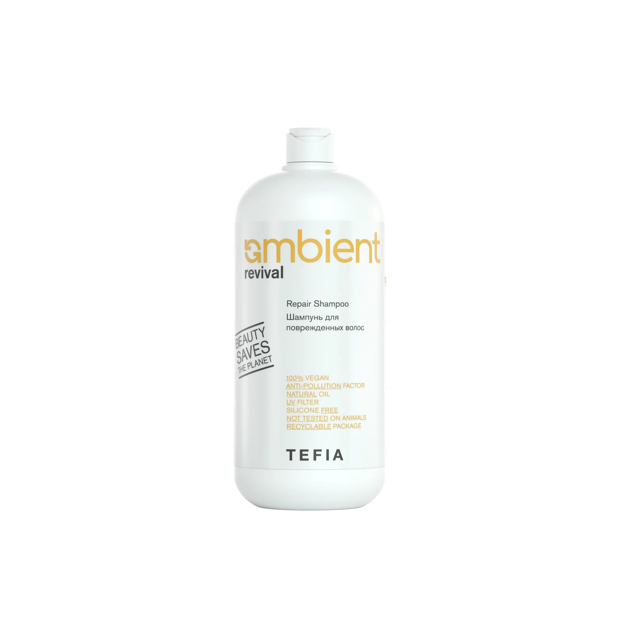 Tefia Ambient Revival Шампунь для поврежденных волос, 950 мл