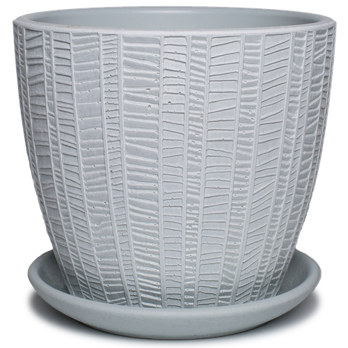 Горшок цветочный Метро 15 v13 л бетон светло-серый 1784₽