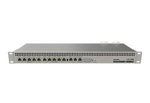 Маршрутизатор MikroTik RB1100AHx4 Dude Edition Ethernet-маршрутизатор в стойку 13x 1G Ethernet 2x SATA3 2x M.2