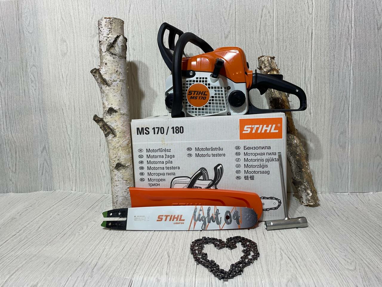 фото Бензопила Stihl MS 170 оригинал 14 дюймов 35 см