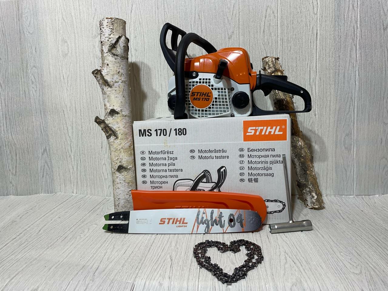 Бензопила Stihl MS 170 оригинал 14 дюймов 35 см