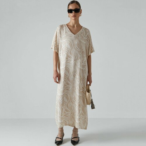 Платье Kuchenland, размер Размер: XL., песочный платье футляр patratskaya вискоза повседневное полуприлегающее макси размер xl черный