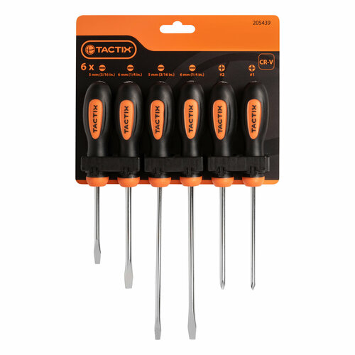 Набор отверток Tactix 6шт. арт.205439