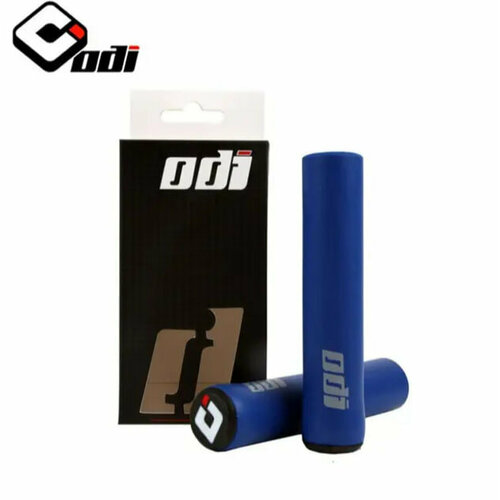 Грипсы из силикона ODI, синие 130 мм грипсы odi f 1 vapor d06fvu 130 mm синий