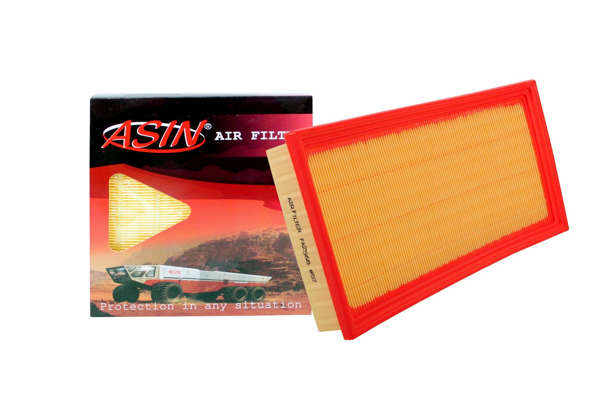 Фильтр воздушный 0K2A513Z40A ASIN. FA2568 для KIA Spectra ИЖ Shuma FB 1,6 -2004 Carens FC, FJ 1,8 2,0 -2006