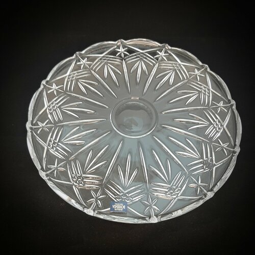 Блюдо для торта хрустальная Crystalex Чехия 2500₽