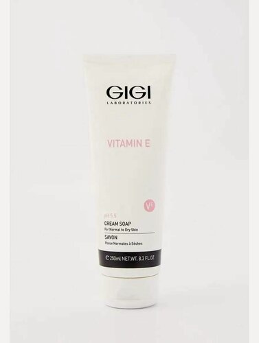 Изображение товара GIGI, Vitamin E / Жидкое крем-мыло для сухой и обезвоженной кожи, 250мл