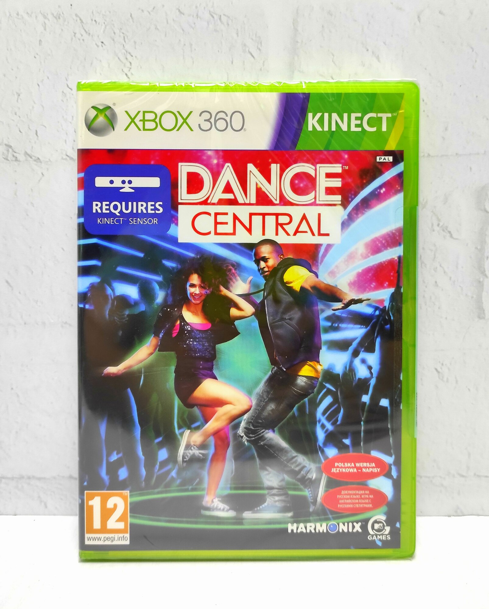 Dance Central Русские субтитры Видеоигра на диске Xbox 360