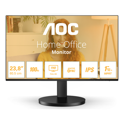 Монитор AOC 238 1920х1080 WLED 169 IPS 250cd 13001 20M1 4ms 178178 VGA HDMI 100Hz Speakers Tilt Внутр VESA Black 3y 1225500₽