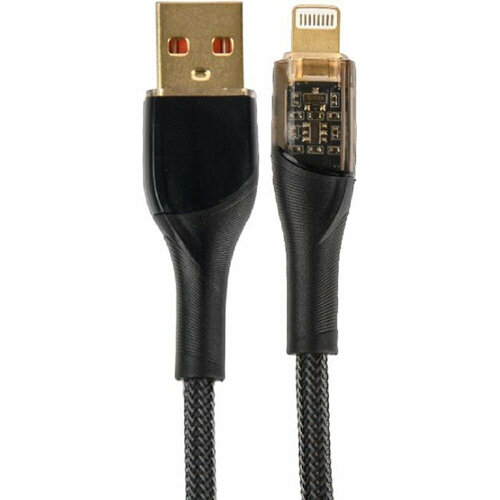Кабель Perfeo I4331 USB А вилка - Lightning 1 м 20W black кабель perfeo usb mini usb u4303 3 м 1 шт черный
