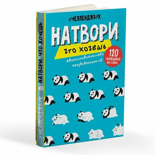 Смешбук Челленджи А6 100 л Мягкая обложка Панды 437₽