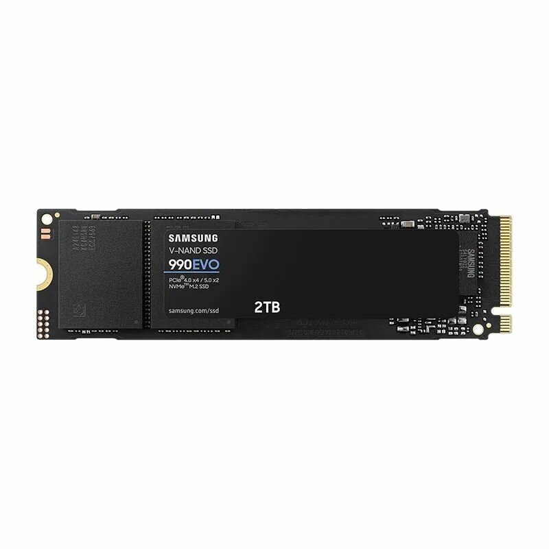 Внутренний SSD диск SAMSUNG 990 EVO 2000GB, M.2 (MZ-V9E2T0BW)