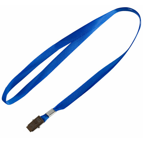 Держатель для бейджа Buro 40см клип синий упак50шт 4550₽